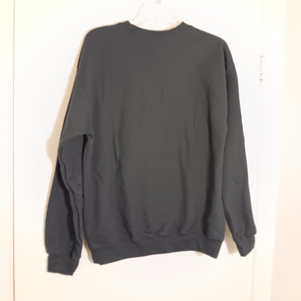 NWT Gildan crewneck sweatshirt black  medium - Picture 4 of 7
